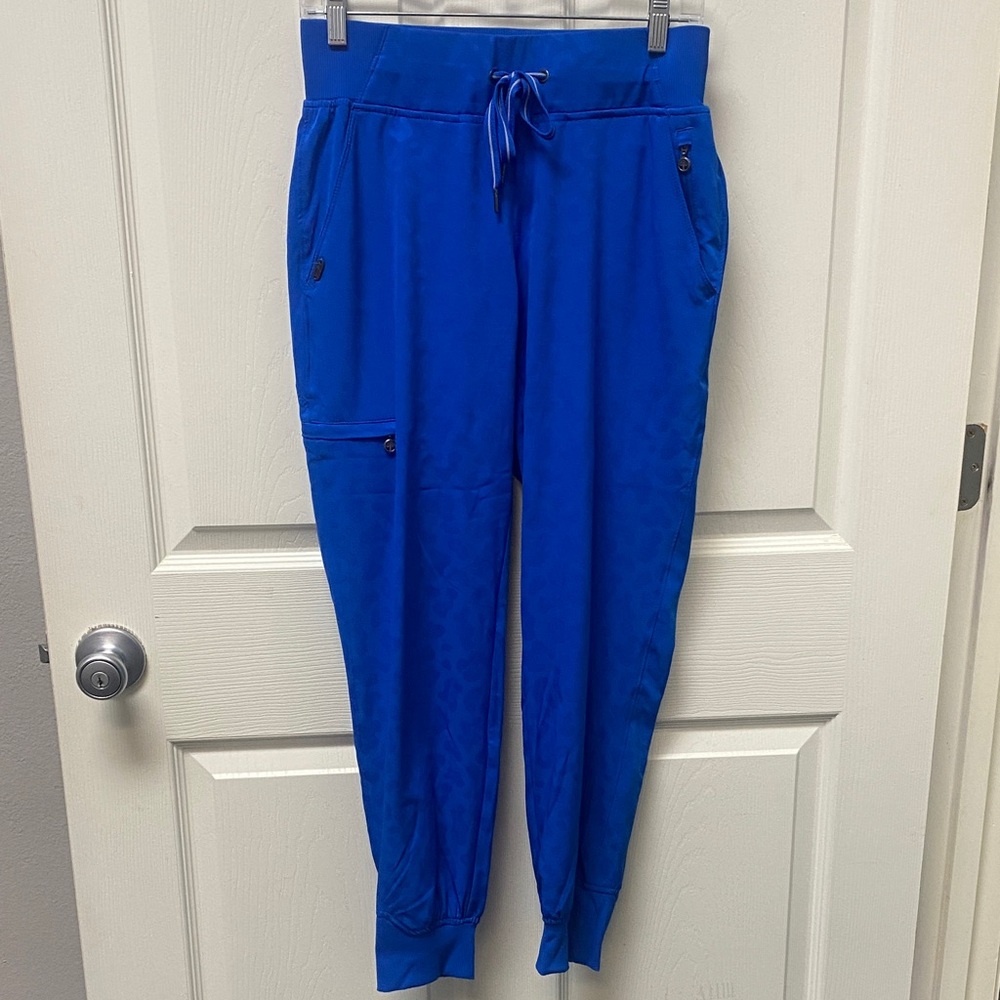 healing hands Royal Blue Track Joggers